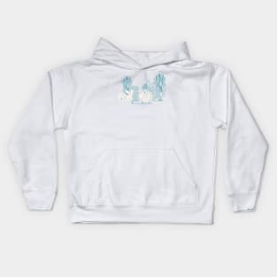 The Air Is Cleaner Here - Calm Rabbits Soft Colour Version Kids Hoodie